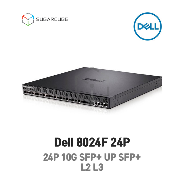 Dell 8024F 24P 델 네트워크 L2 L3 중고스위치