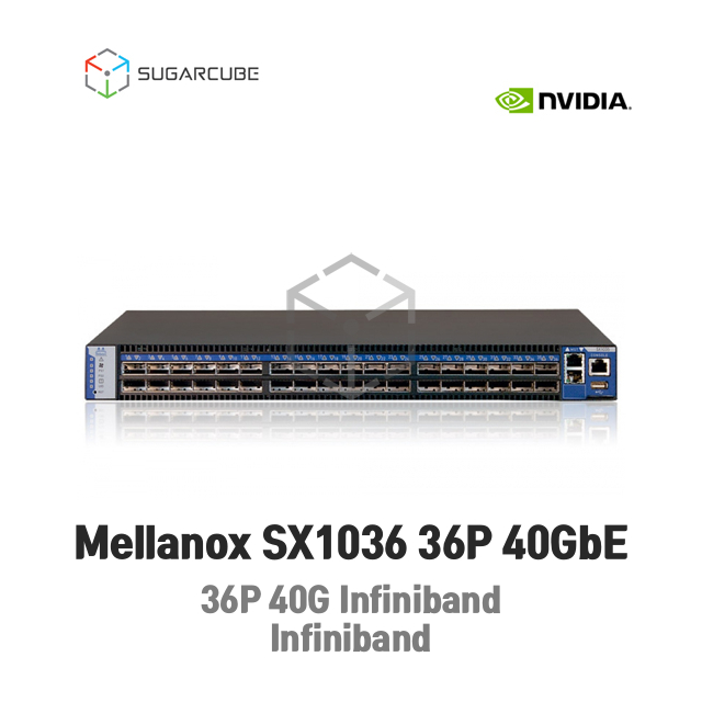 Mellanox SX1036 36P 40GbE 멜라녹스 L2 L3 중고스위치