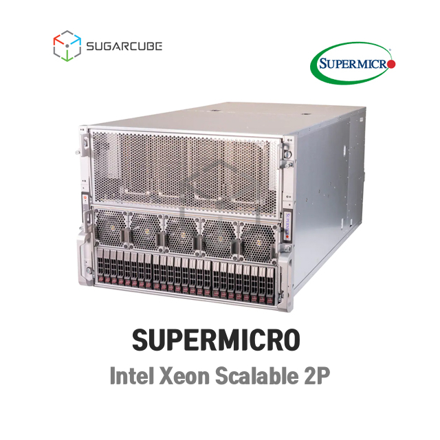 슈퍼마이크로 Supermicro SYS-821GE-TNHR 딥러닝 인공지능 Tesla H100 SXM5 8개