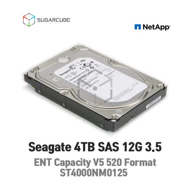 NETAPP 4TB 12G ST4000NM0125 ENT Capacity V5 520 Format