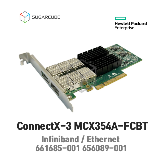 Mellanox MCX354A-FCBT 40G QSFP 661685-001 656089-001 인피니밴드