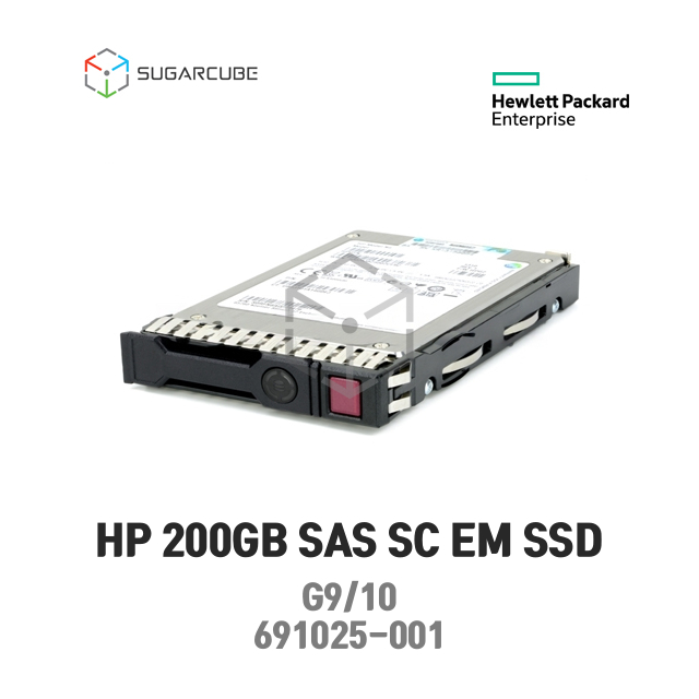 HP 200GB SAS ME 2.5 SC EM SSD G9/10 중고SSD 691025-001