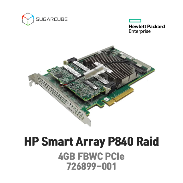 HP Smart Array P840/4GB FBWC 2P 레이드카드 Raid PCIe