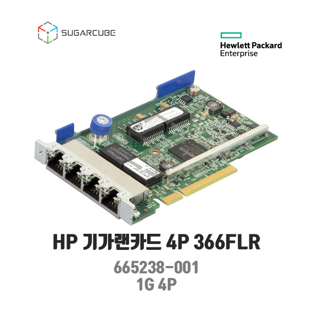 HP 366FLR 쿼드기가 서버랜카드 665238-001 4Port 도터보드 서버랜카드
