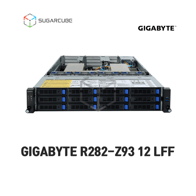 GPU서버 GIGABYTE R282-Z93 128코어 256스레드 256G 1T Tesla A100 40G