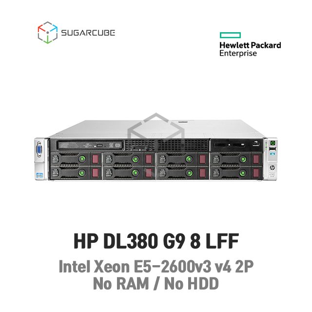중고서버 HP DL380 G9 E5-2680v4 2P 64G 8 LFF