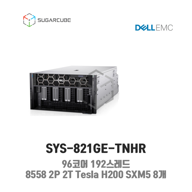 델 DELL XE9680 96코어182스레드 1TB 딥러닝 인공지능 Tesla H200 SXM5 8개