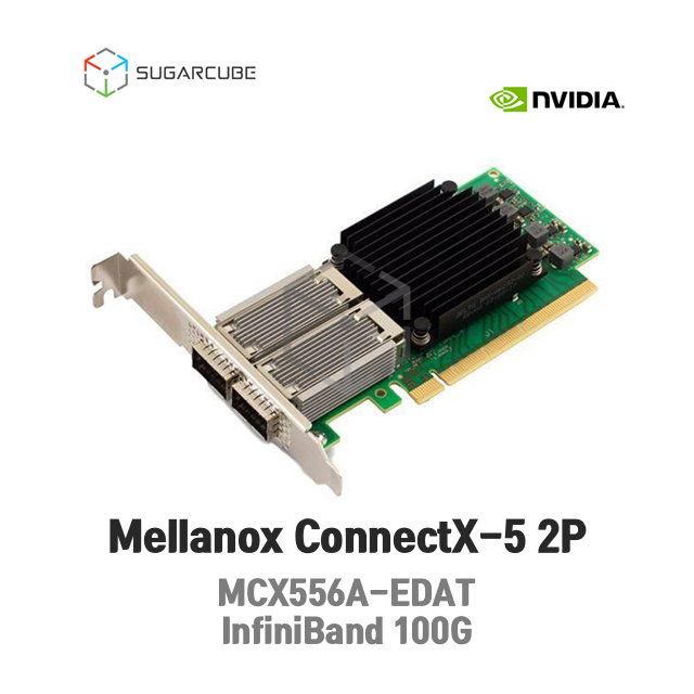 Mellanox ConnectX-5 EDR IB QSFP28 MCX556A-EDAT 100G 인피니밴드 신제품