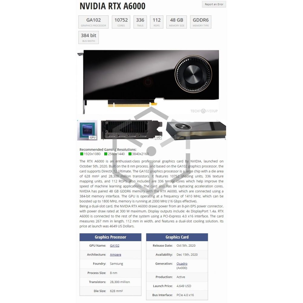 Quadro RTX6000 48G Ada