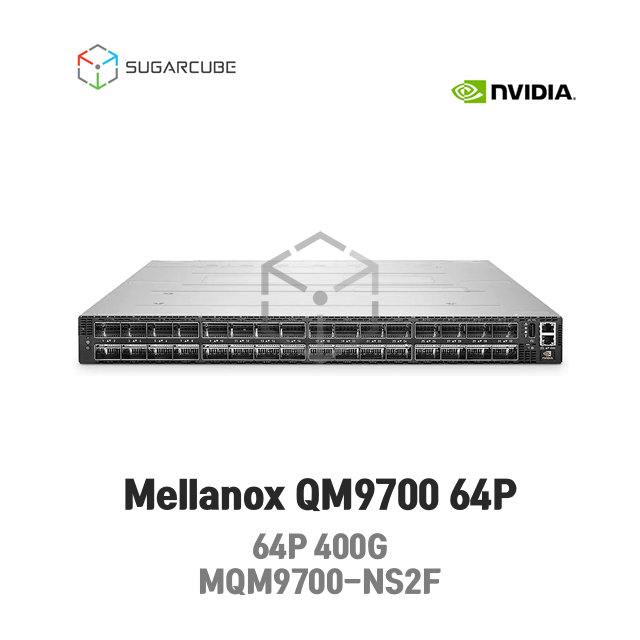 Mellanox QM9700 400G 64P MQM9700-NS2F Managed P2C