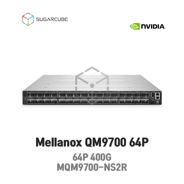 Mellanox QM9700 400G 64P MQM9700-NS2R Managed C2P