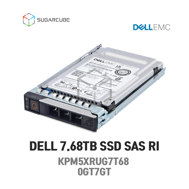 DELL 0GT7GT KPM5XRUG7T68 7.68TB 12G SAS RI 2.5 서버SSD