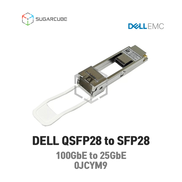 DELL 0JCYM9 100GbE to 25GbE QSFP28 to SFP28 Cable Adapter 광모듈변환
