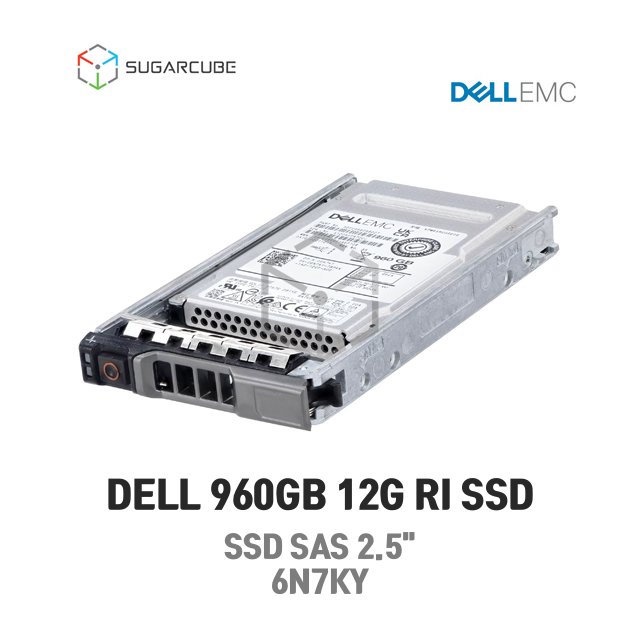 DELL 960GB SSD RI 2.5 SAS 6N7KY 서버SSD
