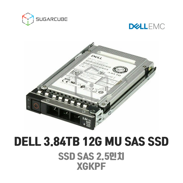 DELL 3.84TB XGKPF SAS 12G 2.5 MU SSD GEN14 서버SSD
