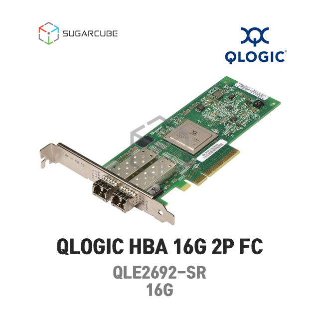 QLogic QLE2692-SR 16G FC 카드 지빅2개포함 HBA카드 새제품