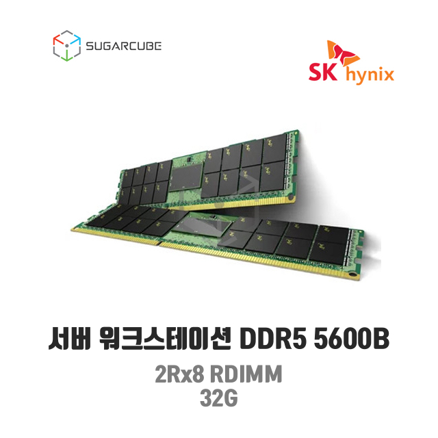 Skhynix 서버 워크스테이션 서버램 DDR5 PC5-5600B 32G ECC REG