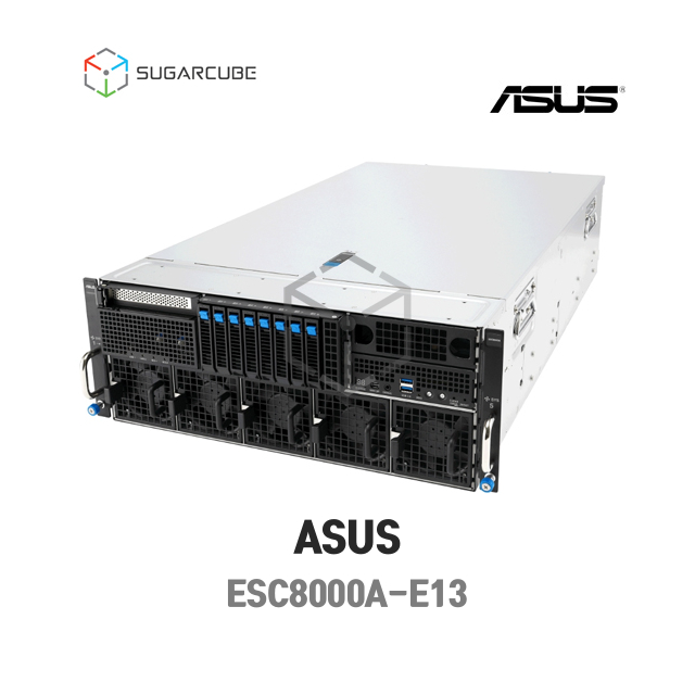 GPU서버 ASUS ESC8000A-E13 32C 64T 512G 7.68T H200 1