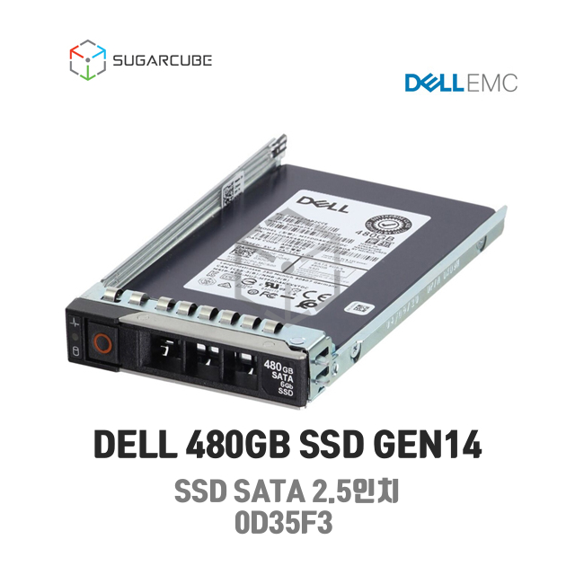 DELL 480GB SATA 2.5 6G SSD 0D35F3 GEN14