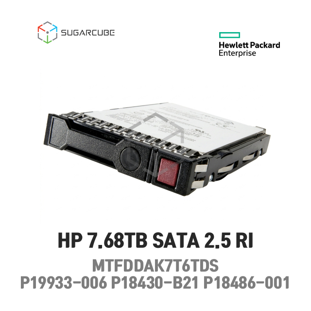 HP 7.68TB SATA 2.5 RI P19933-006 P18430-B21 P18486-001 서버SSD