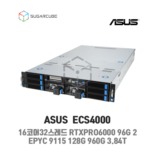 RTXPRO6000 96G x2 16코어32스레드 128G 960G 3.84T  렌탈
